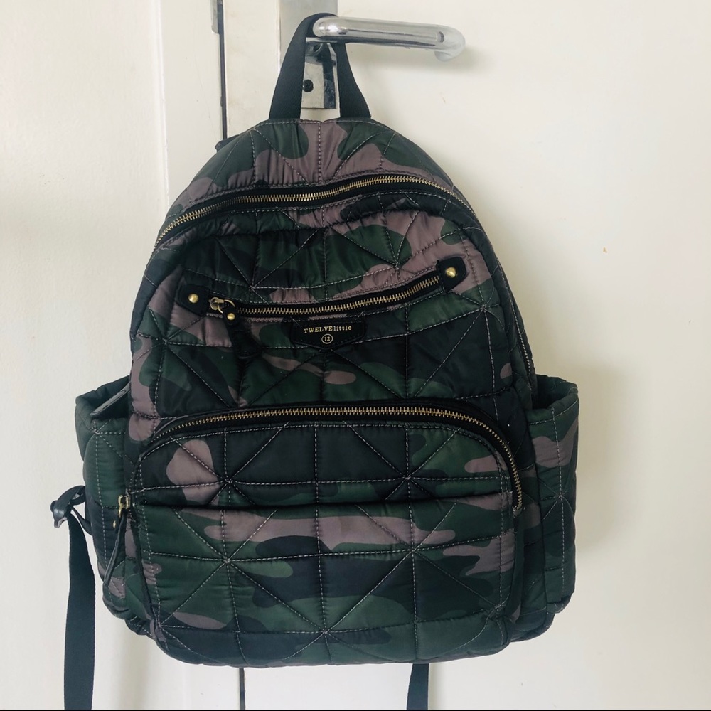 TWELVElittle Companion Quilted  Diaper Backpack
